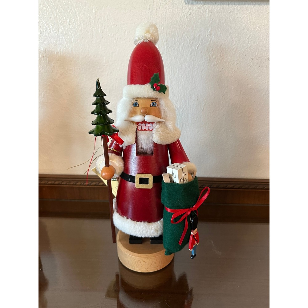 Christian Ulbricht Santa Nutcracker 16" Wood German Christmas Decor